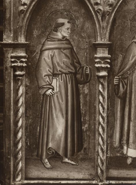 Anonimo — Michele di Matteo - sec. XV - San Francesco d'Assisi — particolare